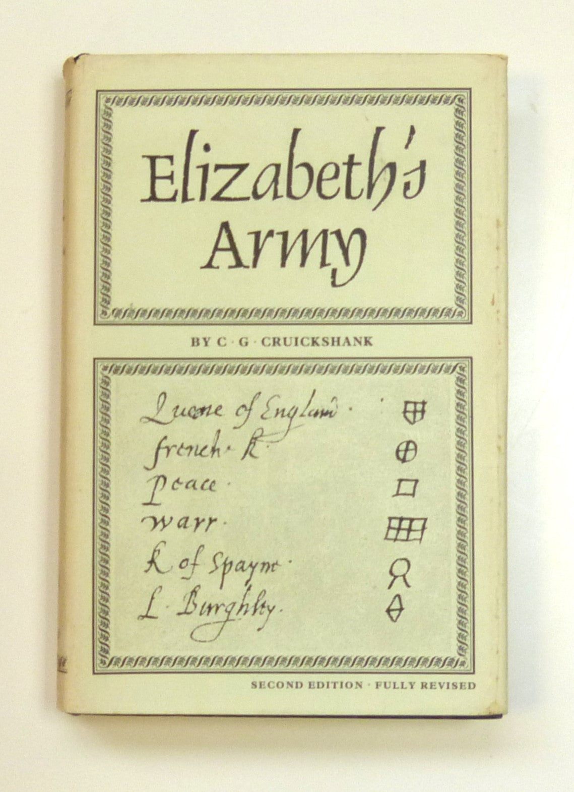 Elizabeth's army by Charles Greig Cruickshank