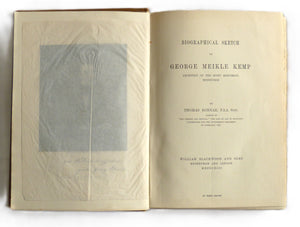 Biographical Sketch Of George Meikle Kemp by Thomas Bonnar