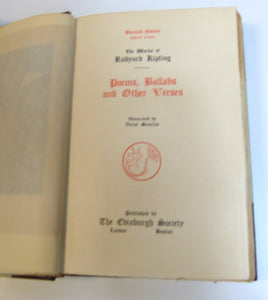Works Of Kipling, Poems, Ballads and Other Verses Burmah Edition by Kipling, R
