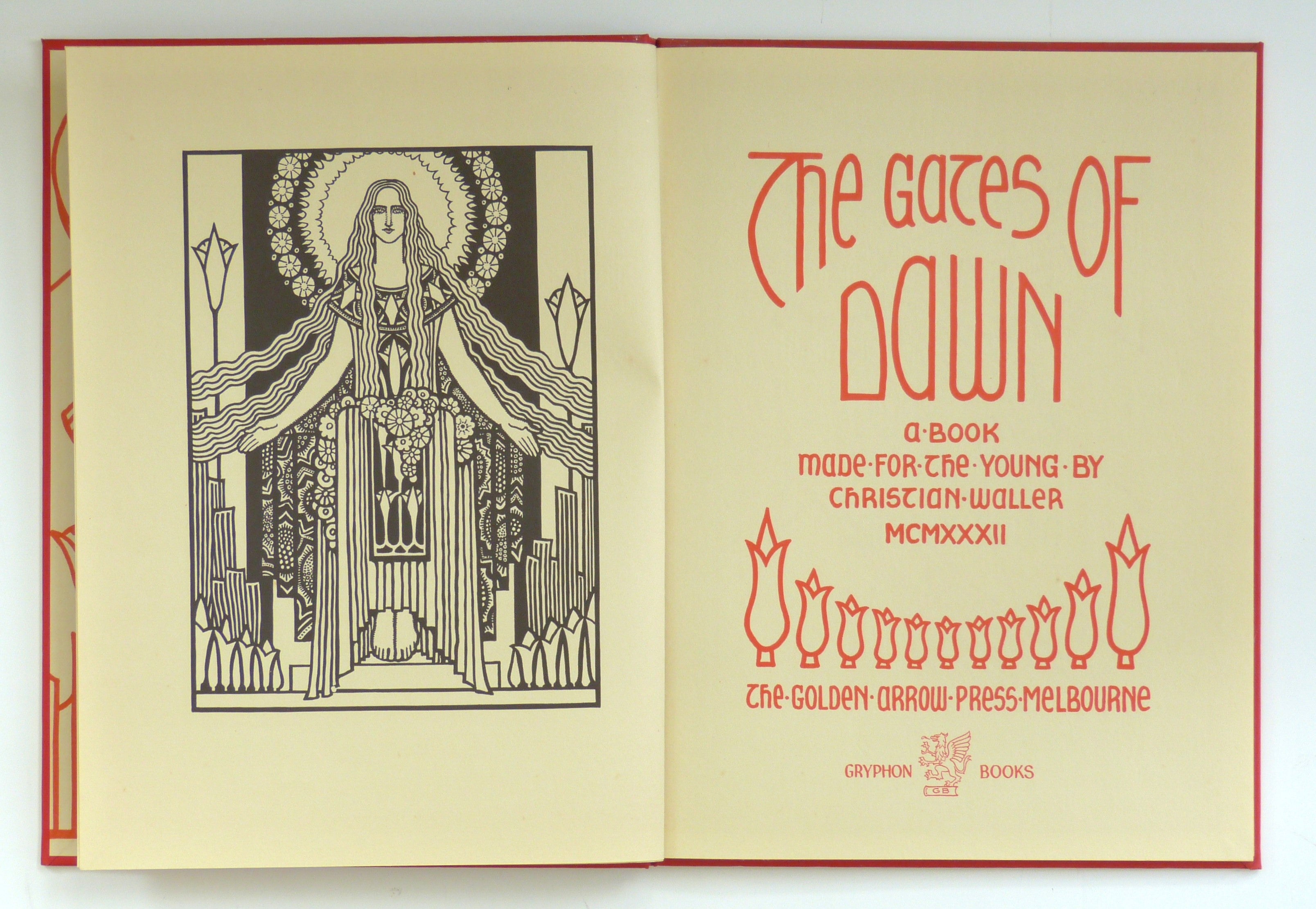 The Gates of Dawn. A Book made for the Young by Christian Waller