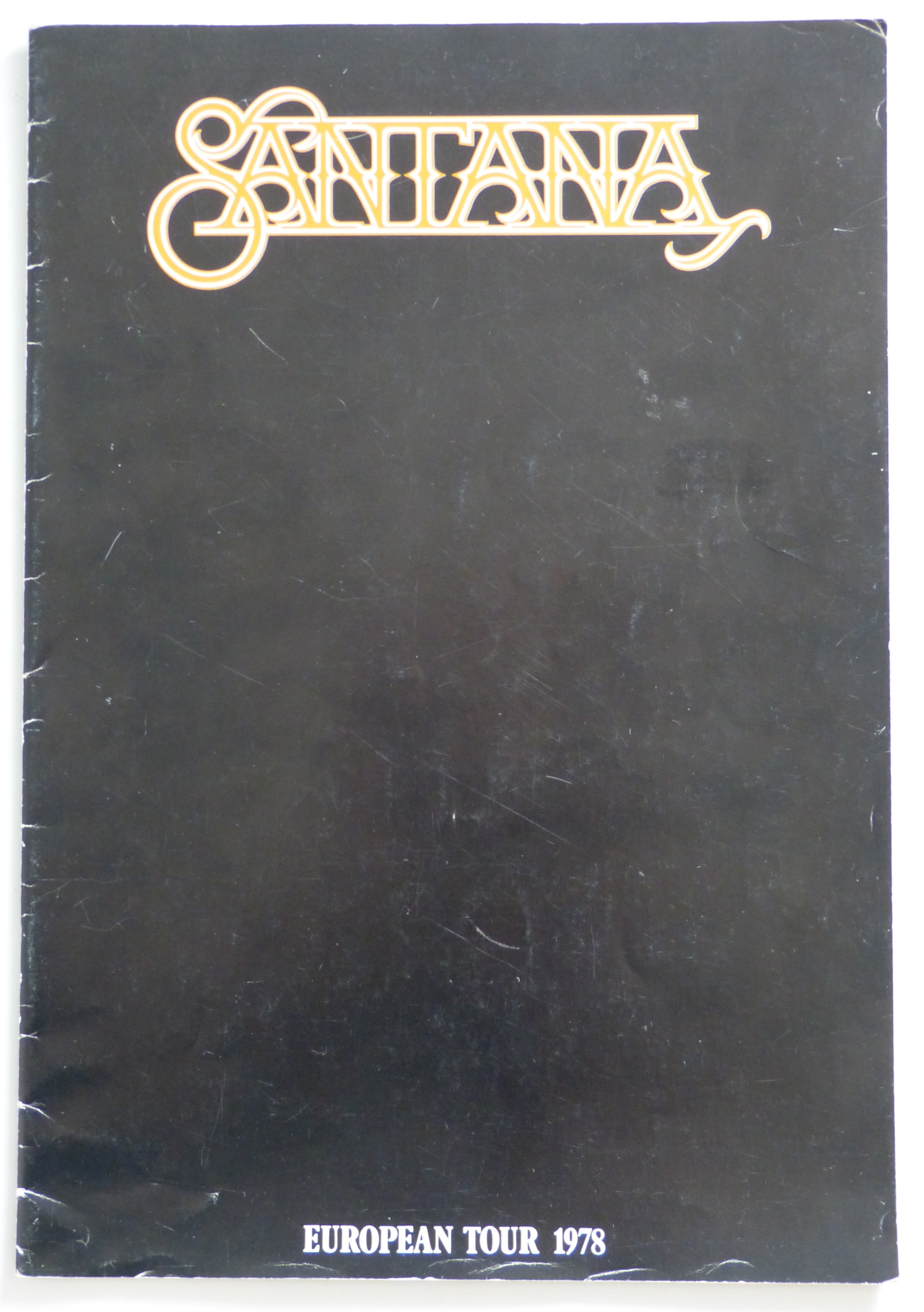 Santana European Tour 1978 Programme