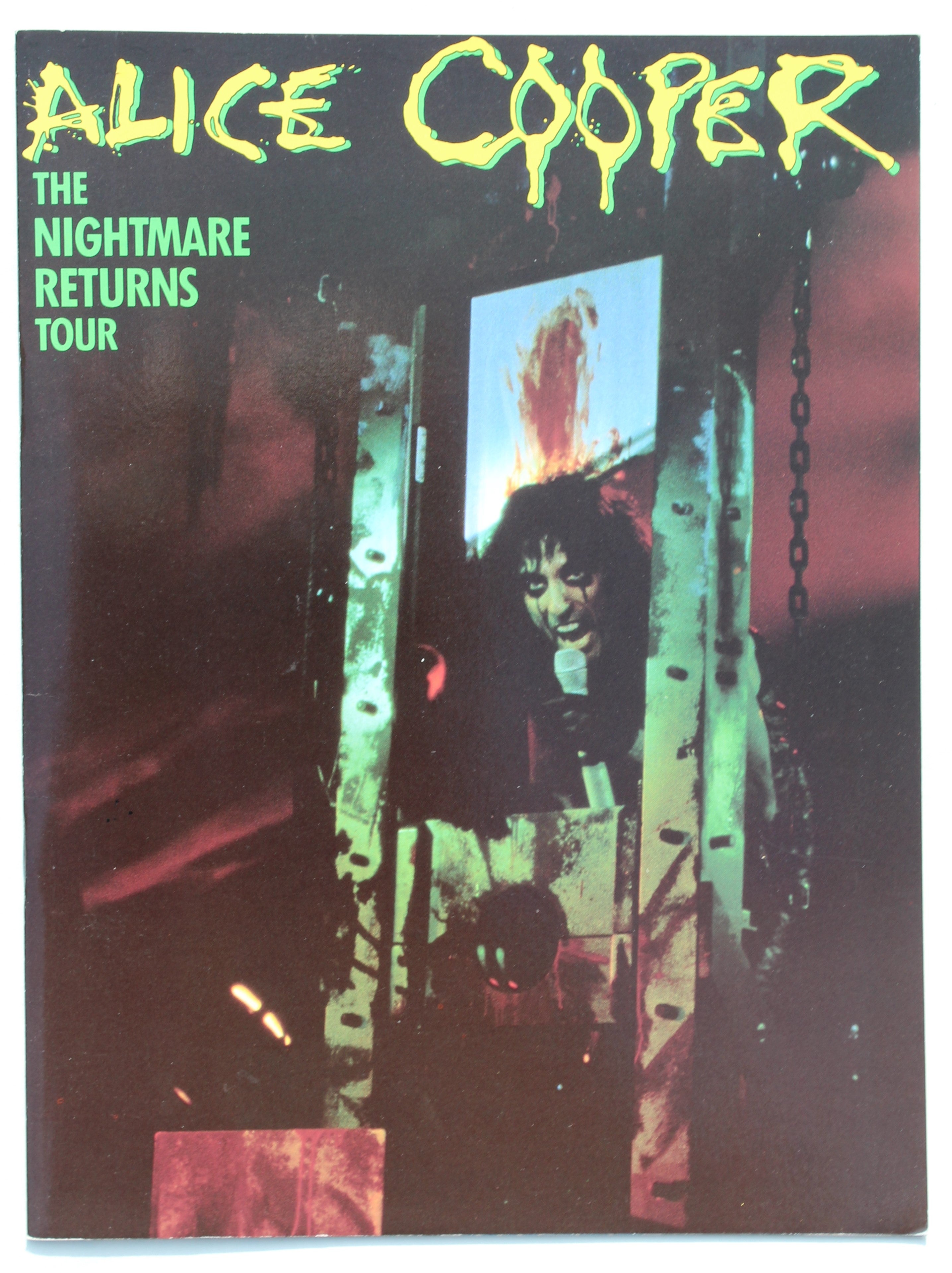 Alice Cooper The Nightmare Returns Tour Programme