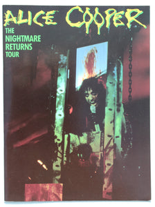 Alice Cooper The Nightmare Returns Tour Programme