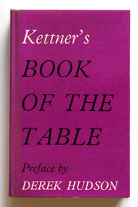 Kettner's Book of the Table by DALLAS, E.S.