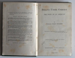 Ireland Under Coercion: the Diary of An American by William Henry Hurlbert