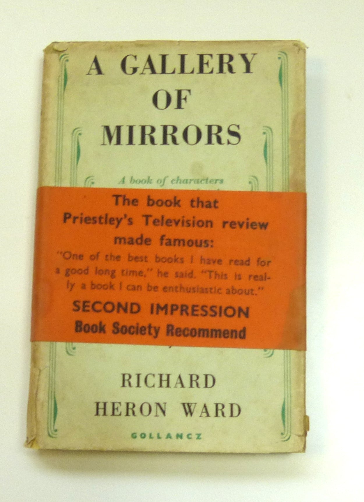 A Gallery of Mirrors: Memories of Childhood, Boyhood and Early Youth  by Ward, R.H.