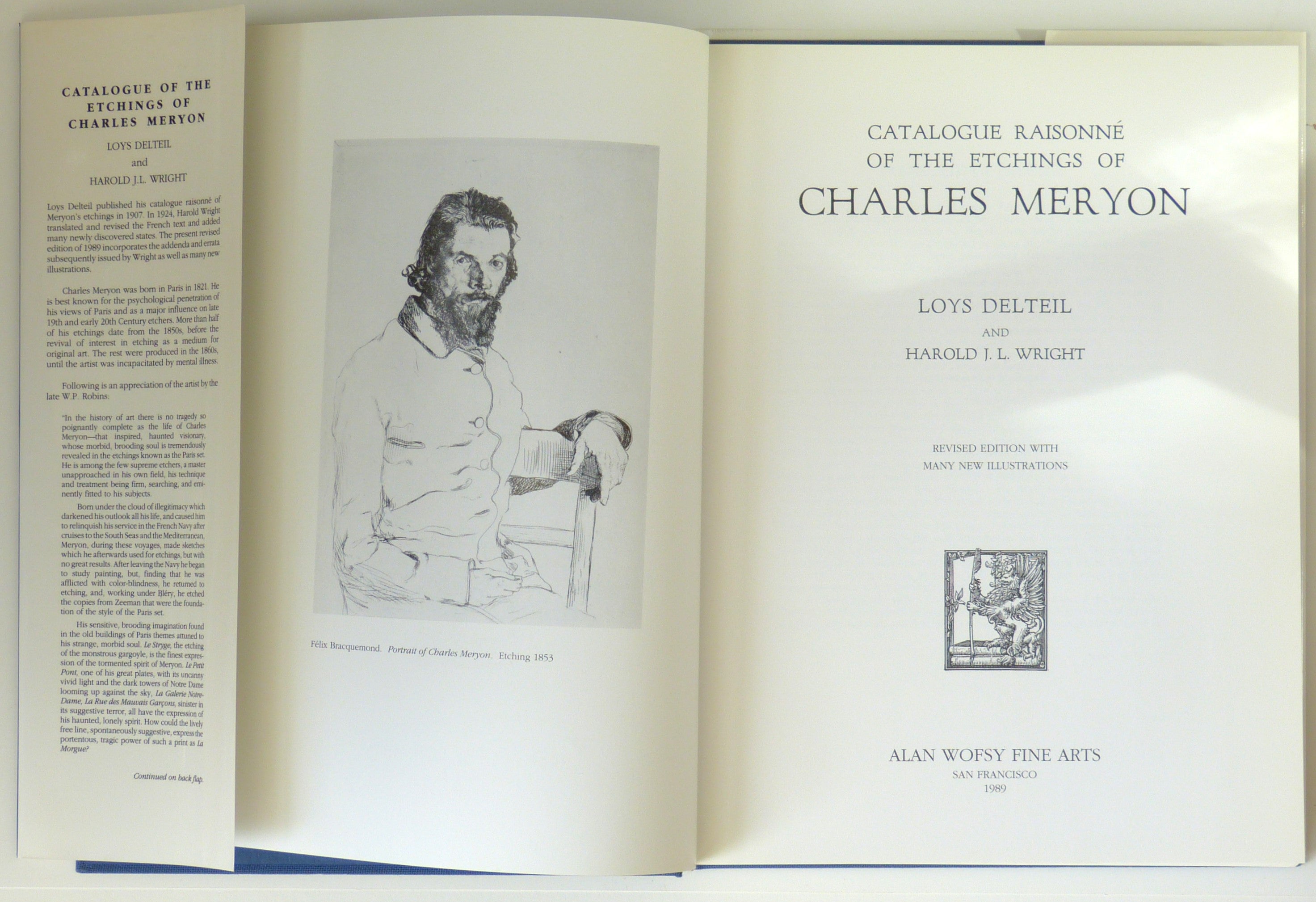 Catalogue Raisonne of the Etchings of Charles Meryon by Delteil, Loys & Harold J. L. Wright