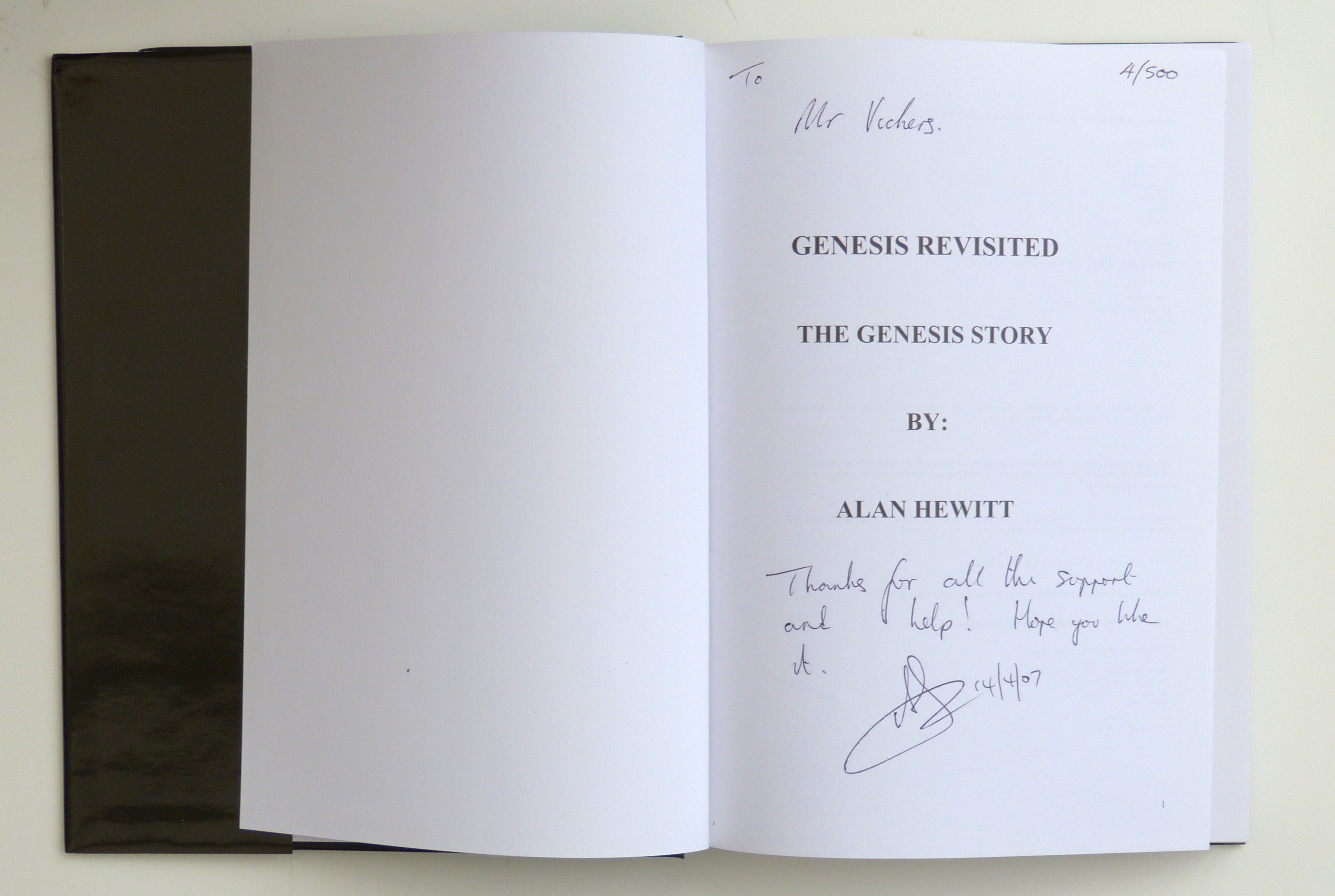 Genesis Revisited by Alan Hewitt