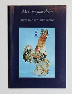 Meissen Porcelain White Gold With Blue Swords by Staatliche Porzellan- Manufaktur Meissen