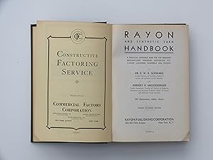Rayon and Synthetic Yarn Handbook by Schwarz, Dr E W K , and Herbert R Mauersberger