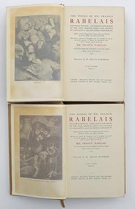 The Works of Rabelais Volumes I and II by Francis Rabelais