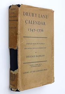 Drury Lane Calendar 1747-1776 by MacMillan, Dougald