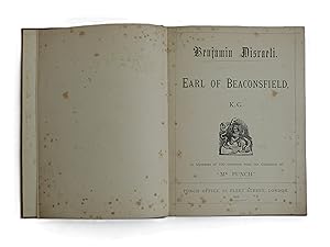 Earl Of Beaconsfield K. G. In Upwards of 100 Cartoons from the Collection "Mr Punch".  By Anon