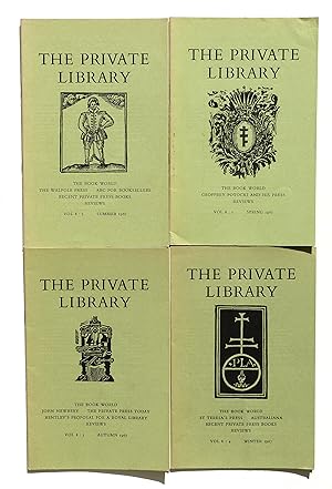 The Private Library Journal - All 4 Issues from 1967 by Various