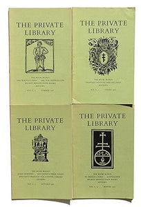 The Private Library Journal - All 4 Issues from 1967 by Various