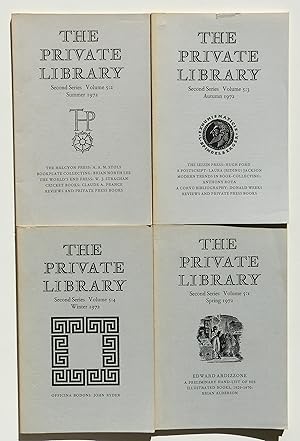 The Private Library Journal - All 4 Issues from 1972 by Various