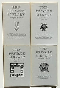 The Private Library Journal - All 4 Issues from 1972 by Various
