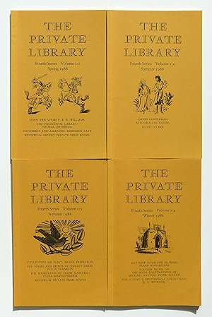 The Private Library Journal - All 4 Issues from 1988 by Various