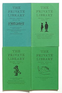 The Private Library Journal - All 4 Issues from 1999 by Various