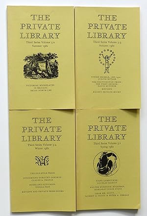 The Private Library Journal - All 4 Issues from 1982 by Various