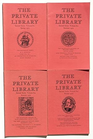 The Private Library Journal - All 4 Issues from 1975 by Various