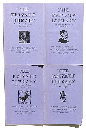 The Private Library Journal - All 4 Issues from 1974 by Various