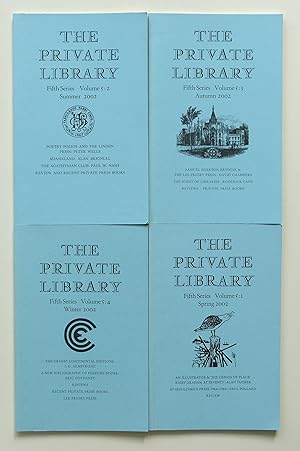 The Private Library Journal - All 4 Issues from 2002 by Various