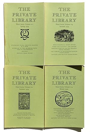 The Private Library Journal - All 4 Issues from 1979 by Various