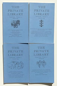 The Private Library Journal - All 4 Issues from 1994 by Various