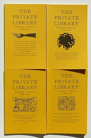 The Private Library Journal - All 4 Issues from 1995 by Various