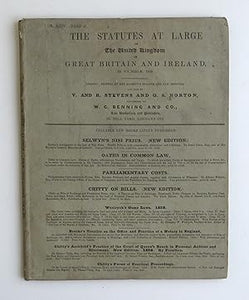 The Statutes of the United Kingdom Great Britain and Ireland (Volume 24) by Kettilby Richards, G