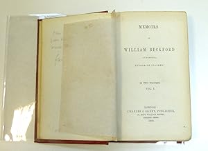 Memoirs of WIlliam Beckford Of Fonthill by William Bexford