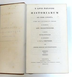 T Livii Patavini. Historiarum ab urbe condita libri qui supersunt by LIVY, Titus