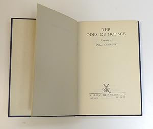The Odes of Horace  by DUNSANY Lord translates