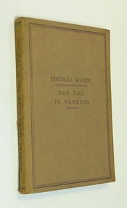 Der Tod in Venedig: Novelle Von Mann,Thomas by Mann,Thomas