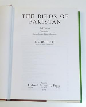 The Birds of Pakistan. Vols 1 & 2. by Roberts, T.J.