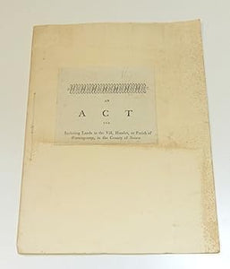 An Act For Inclosing Land in the Vil, Hamlet, or Parish of Warningcamp, in the County of Sussex by Not Stated