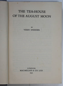 The Tea-House of the August Moon by Vern Sneider