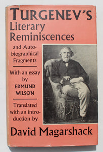 Turgenev's Literary Reminiscences and Autobiographical Fragments.